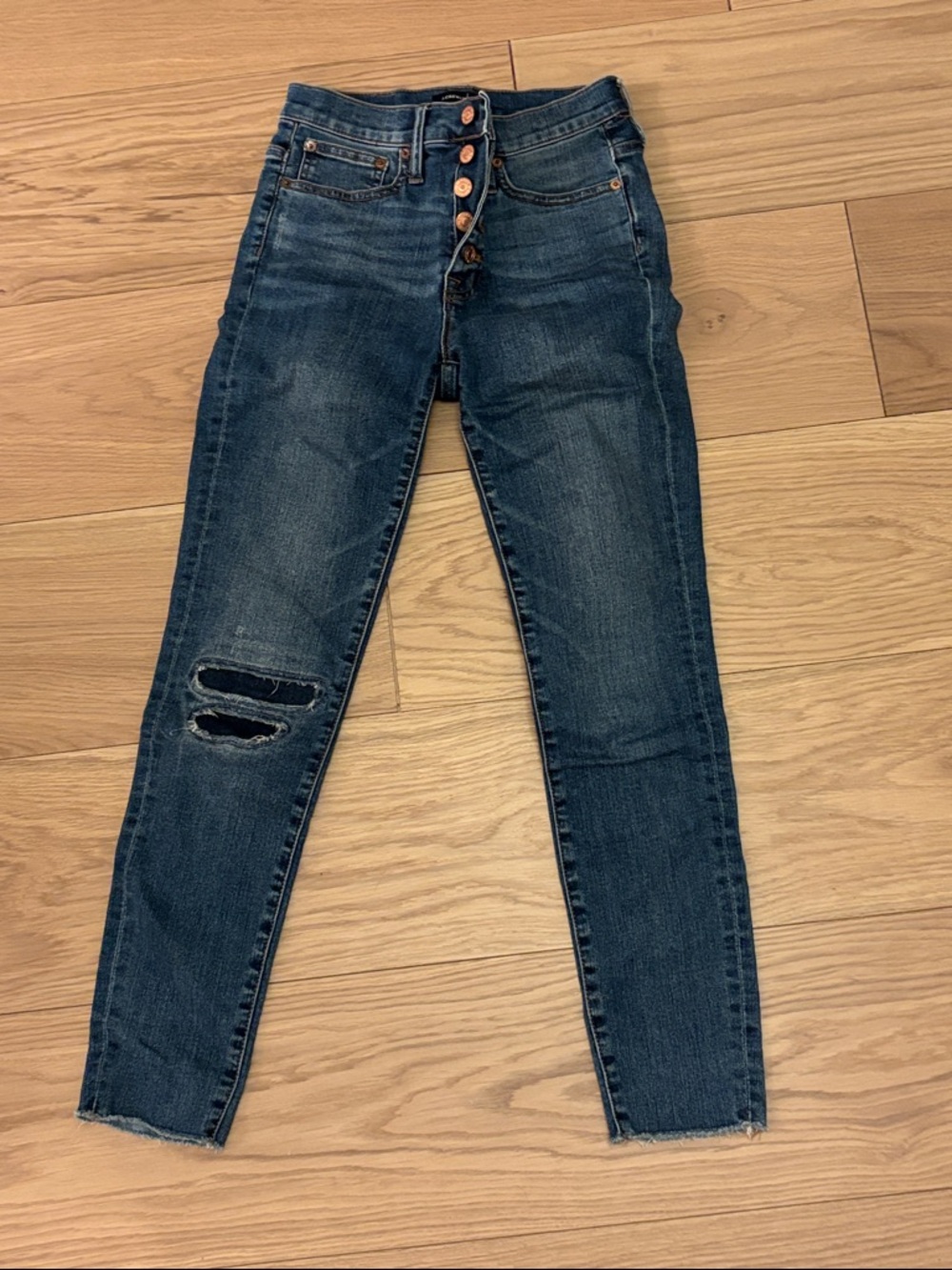 J. Crew Dark Blue Jeans